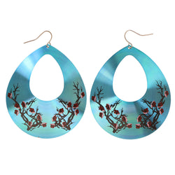 Colorful  Cherry Blossom Dangle-Earrings #LQE2870