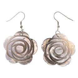 Colorful  Flower Shell Dangle-Earrings #LQE2899