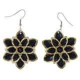 Colorful  Flower Dangle-Earrings #LQE3004