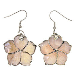 Colorful  Flower Shell Dangle-Earrings #LQE3006