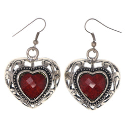 Colorful  Heart Dangle-Earrings #LQE3018