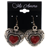 Colorful  Heart Dangle-Earrings #LQE3018