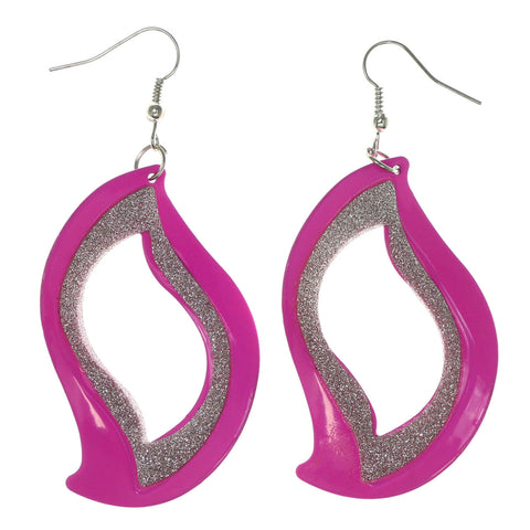 Colorful  Glitter Sparkle Dangle-Earrings #LQE3034