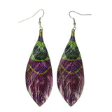 Colorful  Leaf Dangle-Earrings #LQE3040