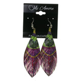 Colorful  Leaf Dangle-Earrings #LQE3040