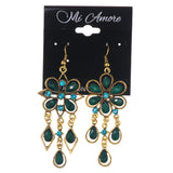 Colorful  Unique Different Flower Dangle-Earrings #LQE3053