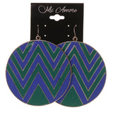 Colorful  Chevron Dangle-Earrings #LQE3205