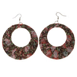 Colorful  Roses Dangle-Earrings #LQE3212