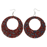 Colorful  Flower Dangle-Earrings #LQE3214