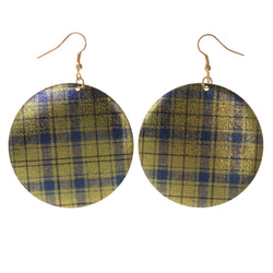 Colorful  Plaid Dangle-Earrings #LQE3228