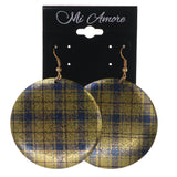 Colorful  Plaid Dangle-Earrings #LQE3228