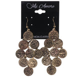 Gold-Tone Metal Chandelier-Earrings #LQE3269