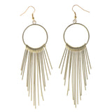 Gold-Tone Metal Dangle-Earrings #LQE3382