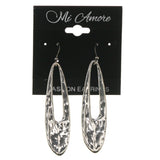 Silver-Tone Metal Dangle-Earrings #LQE3444