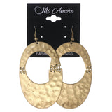 Gold-Tone Metal Dangle-Earrings #LQE3463