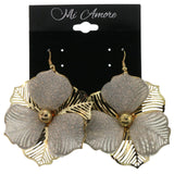 Silver-Tone & Gold-Tone Metal Dangle-Earrings