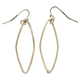 Gold-Tone Metal Dangle-Earrings #LQE3545