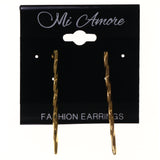 Gold-Tone Metal Dangle-Earrings #LQE3549