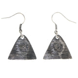 Silver-Tone Metal Dangle-Earrings #LQE3554