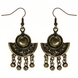 Gold-Tone Metal Dangle-Earrings #LQE3599