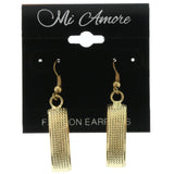 Gold-Tone Metal Dangle-Earrings