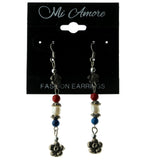 Mi Amore Dangle-Earrings Silver-Tone/Multicolor