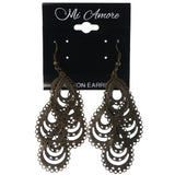 Gold-Tone Metal Chandelier-Earrings #LQE3842