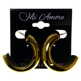 Bronze-Tone Acrylic Dangle-Earrings #LQE3914