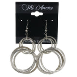 Silver-Tone Metal Dangle-Earrings #LQE3948