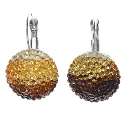 Ombre Dangle-Earrings Orange & Brown Colored #LQE4000