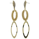 Mi Amore Drop-Dangle-Earrings Gold-Tone