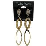 Mi Amore Drop-Dangle-Earrings Gold-Tone