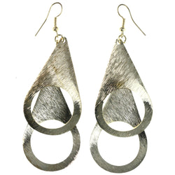 Gold-Tone Metal Dangle-Earrings #LQE4198