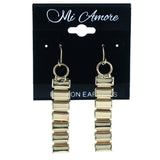 Gold-Tone Metal Dangle-Earrings #LQE4251