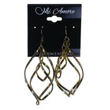 Gold-Tone Metal Dangle-Earrings #LQE4359