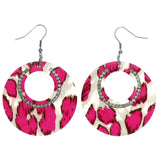 Mi Amore Dangle-Earrings Pink/Brown