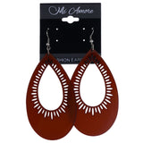 Mi Amore Dangle-Earrings Brown