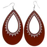 Mi Amore Dangle-Earrings Brown