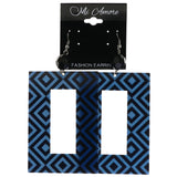 Mi Amore Dangle-Earrings Black/Blue