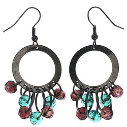 Mi Amore Dangle-Earrings Black/Purple