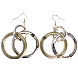 Mi Amore Dangle-Earrings Gold-Tone