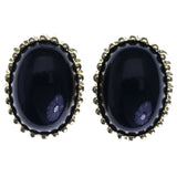 Mi Amore Stud-Earrings Black/Gold-Tone