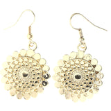 Mi Amore Flower Dangle-Earrings Gold-Tone