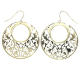 Mi Amore Filigree Dangle-Earrings Gold-Tone