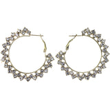 Mi Amore Hoop-Earrings Silver-Tone/Gold-Tone