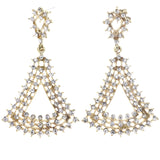 Mi Amore Drop-Dangle-Earrings Silver-Tone/Gold-Tone