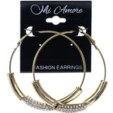 Mi Amore Hoop-Earrings Gold-Tone/Silver-Tone