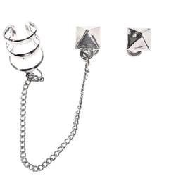 Mi Amore Spike Stud-Earrings Silver-Tone