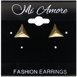 Mi Amore Spike Stud-Earrings Gold-Tone
