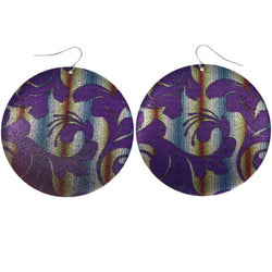 Mi Amore Flower Dangle-Earrings Purple/Multicolor